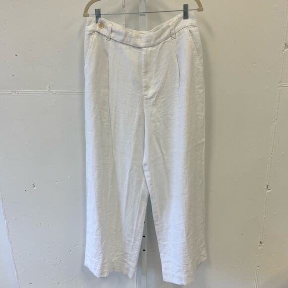 NWT Madewell The Harlow Wide-Leg Jean: Airy Denim Edition Sz12 White NL450 - Picture 3 of 13